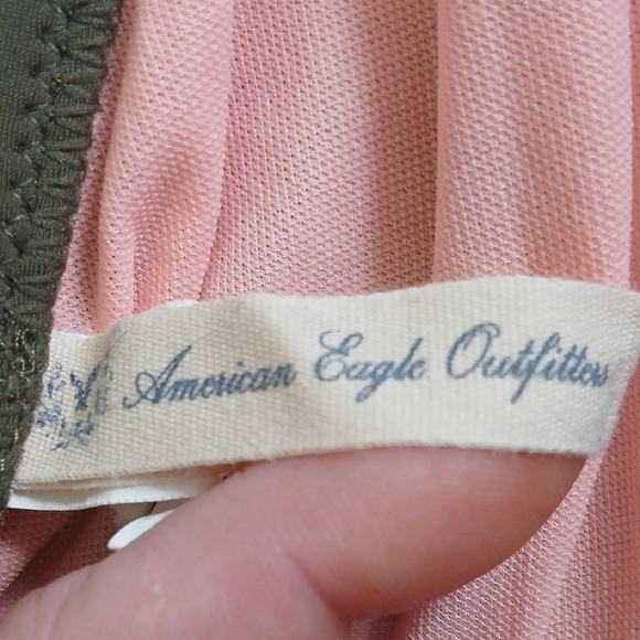 American Eagle Outfitters Green and Pink Bikini Set - Picture 2 of 5